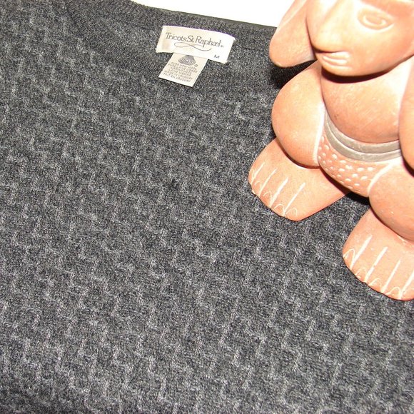 Tricots St. Raphael Houndstooth Sweater - Picture 1 of 5